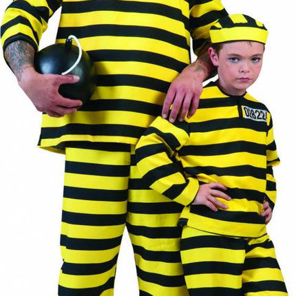 Funny Fashion Geel boevenpak heren