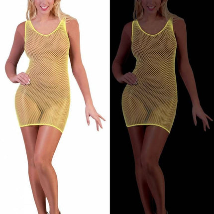 Funny Fashion Geel neonkleurig jurkje