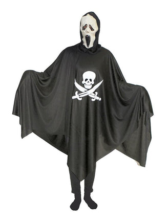 Funny Fashion Geesten poncho voor Halloween