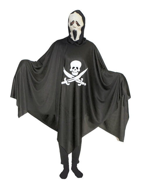 Funny Fashion Geesten poncho voor Halloween