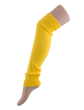 Funny Fashion Gele beenwarmers 60cm