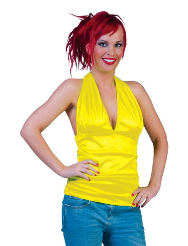 Funny Fashion Gele halter topjes voor party's