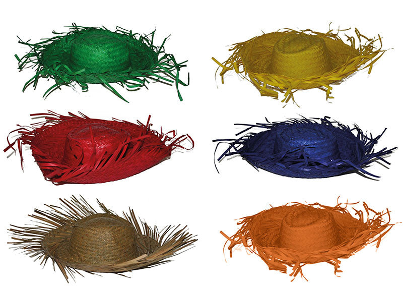 Funny Fashion Gele strohoed Aloha