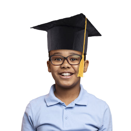 Funny Fashion Geslaagde hoed met kwast kind