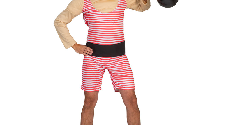 Funny Fashion Gewichtsheffer kostuum  Fonny met spierbundel