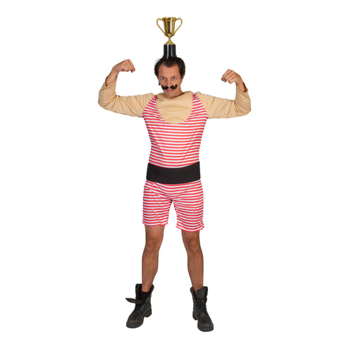 Funny Fashion Gewichtsheffer kostuum  Fonny met spierbundel