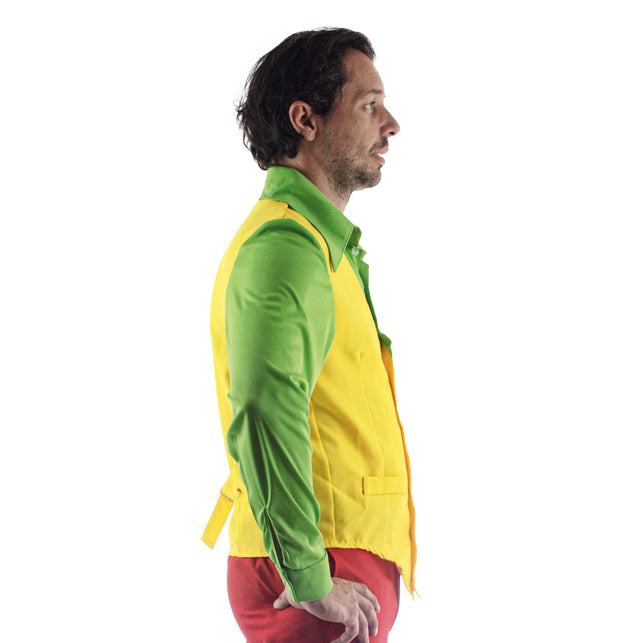 Funny Fashion Gilet Joker in geel