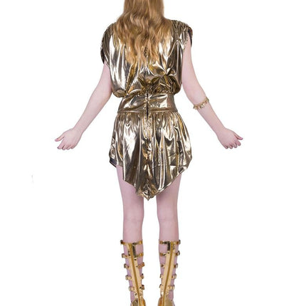 Funny Fashion Gouden disco jurk Tine 80's
