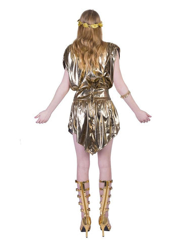 Funny Fashion Gouden disco jurk Tine 80's
