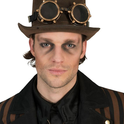 Funny Fashion Gouden steampunk bril