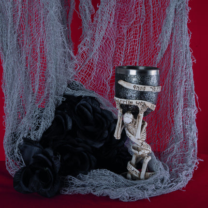 Funny Fashion Griezelig decoratiekleed grijs