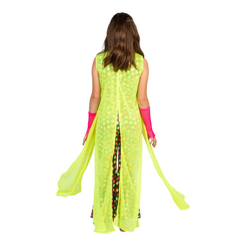 Funny Fashion Groen hippie vest Nina meisje