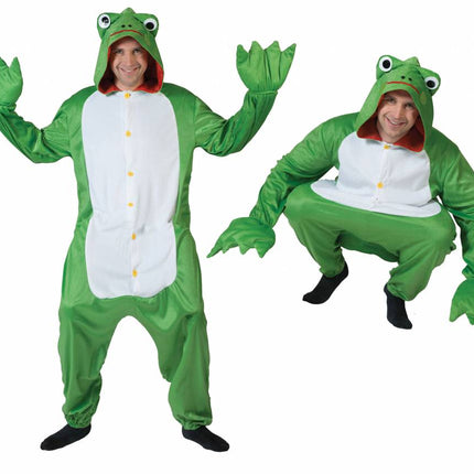 Funny Fashion Groen kikkerpak voor carnaval