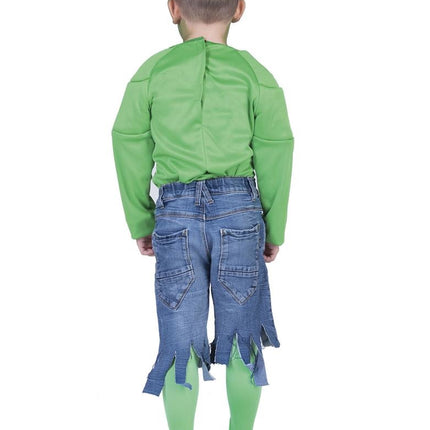 Funny Fashion Groen spierballen shirt  Dave