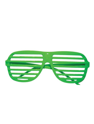 Funny Fashion Groene bril met luikjes