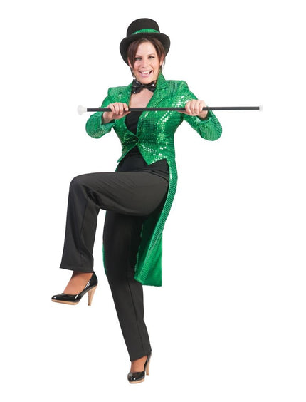 Funny Fashion Groene glitter slipjassen