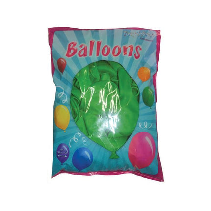 Funny Fashion Groene latex  ballonnen 100st.