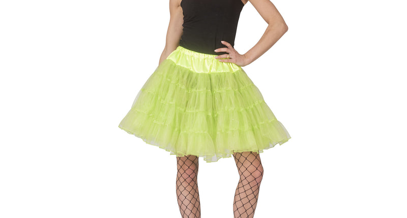 Funny Fashion Groene petticoat Noor dames