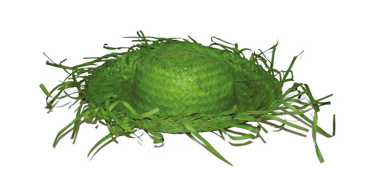 Funny Fashion Groene strohoed Aloha