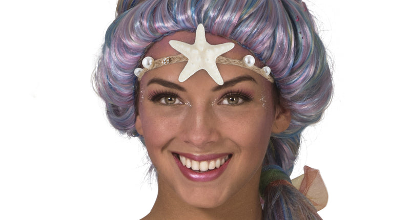 Funny Fashion Haarband zeemeermin schelpen