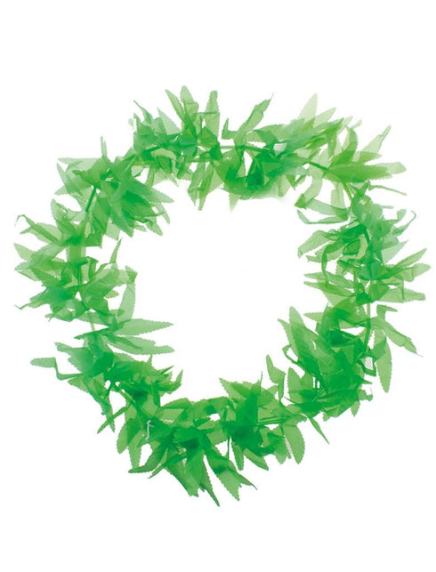 Funny Fashion Halsketting bladeren groen