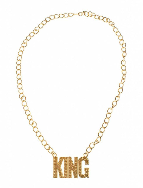 Funny Fashion Halsketting King nep goud
