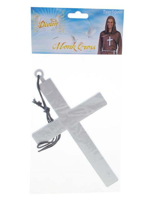 Funny Fashion Halsketting met zilveren kruis