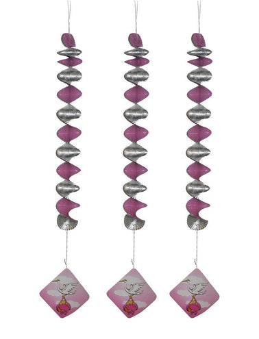 Funny Fashion Hangdecoratie   Hoera een meisje