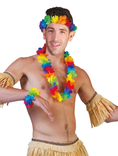 Funny Fashion Hawaii bloemen verkleedset