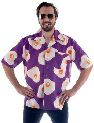 Funny Fashion Hawaii shirt Fred met ei print