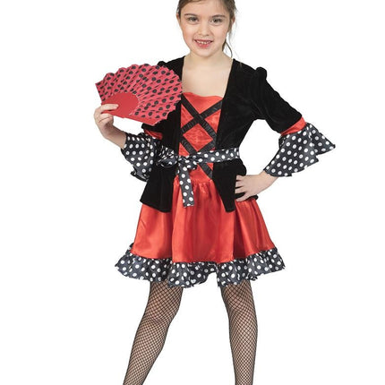 Funny Fashion Heksen jurk Polka Dotty meisje