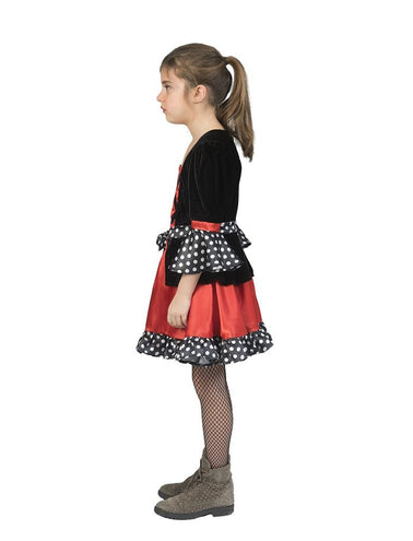 Funny Fashion Heksen jurk Polka Dotty meisje