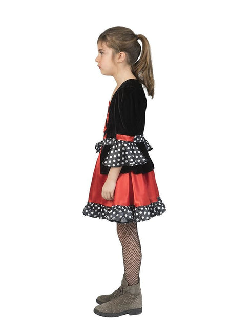 Funny Fashion Heksen jurk Polka Dotty meisje