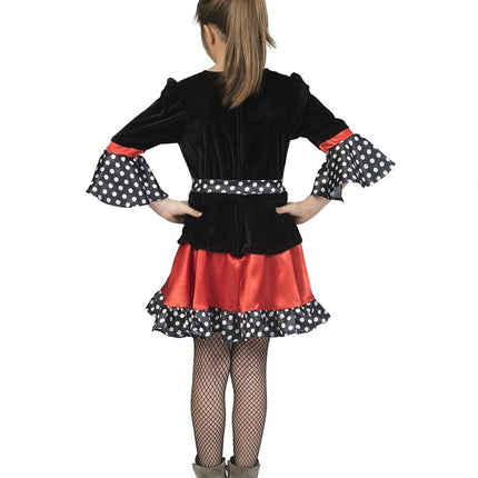 Funny Fashion Heksen jurk Polka Dotty meisje