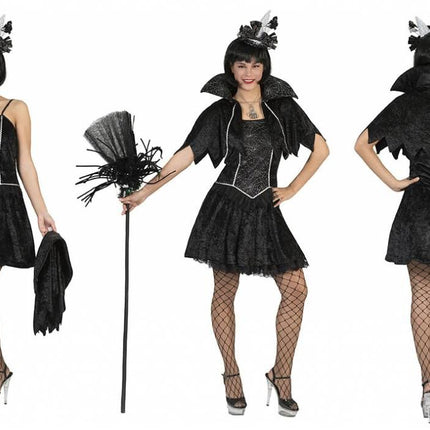 Funny Fashion Heksen jurk Spinnenweb dame Angela