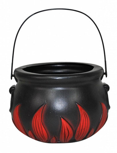 Funny Fashion Heksen ketel met vlammen