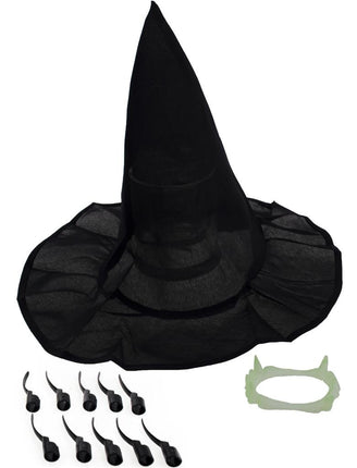 Funny Fashion Heksen verkleed set 3-dlg