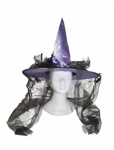 Funny Fashion Heksenhoed paars