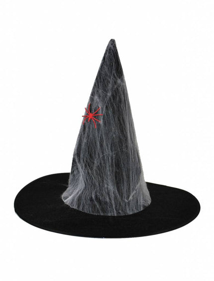 Funny Fashion Heksenhoed  spinnenweb print