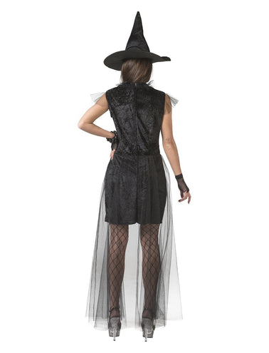 Funny Fashion Heksenjurk Galaxy zwart goud