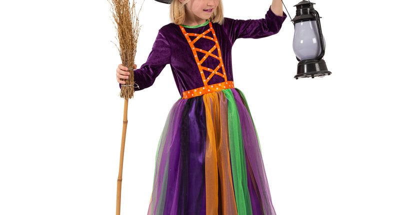 Funny Fashion Heksje meerkleurig kind