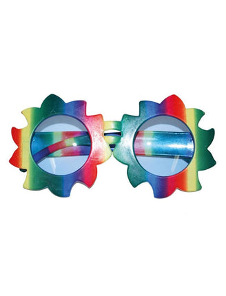 Funny Fashion Hippie bril bloem