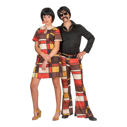 Funny Fashion Hippie broek Robberto heren 70 jaren