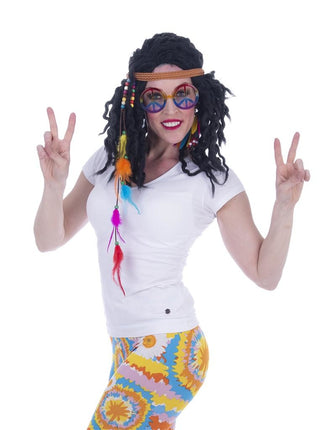 Funny Fashion Hippie verkleed set Pien 3-dlg