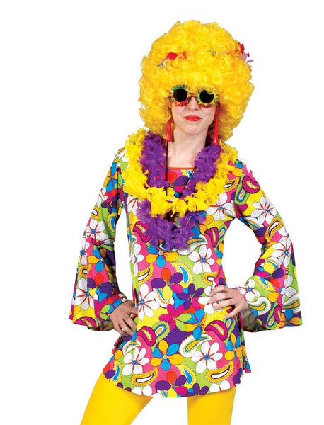 Bordeaux rood hippie kostuum voor vrouwen - Vegaoo