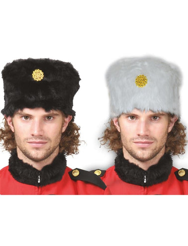 Funny Fashion Hoed Kozak in zwart of wit