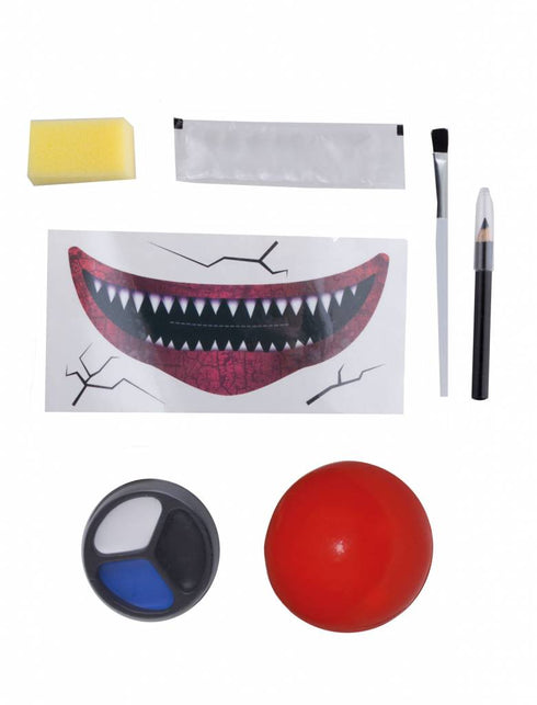 Funny Fashion Horror clown make up-set