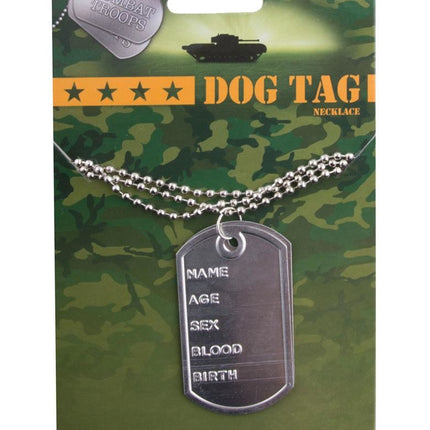 Funny Fashion ID Tag Naamplaatje leger