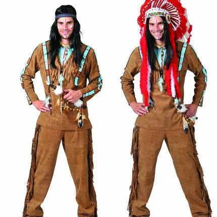 Funny Fashion Indiaanse Manitou heren