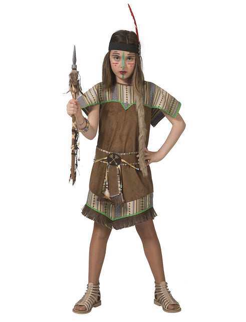 Funny Fashion Indianen jurk Moonlight meiden